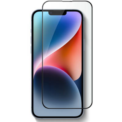 Vivid Full Face Tempered Glass - Αντιχαρακτικό Γυαλί Οθόνης Apple iPhone 14 Plus / 13 Pro Max - Black (VITEMP198BK)