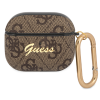 Guess Script Metal Logo Collection - Σκληρή Θήκη για AirPods 3rd Gen - Brown (GUA34GSMW)