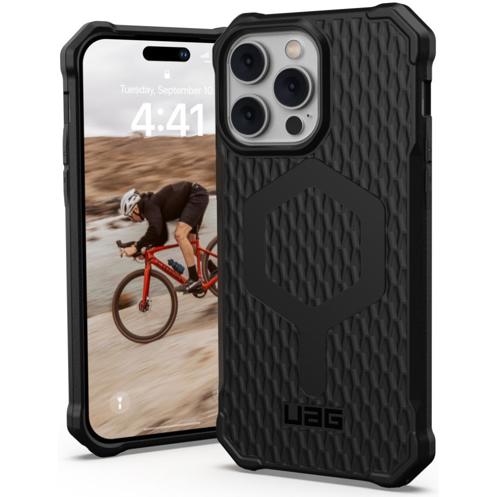 UAG Essential Armor Ανθεκτική MagSafe θήκη Σιλικόνης - Apple iPhone 14 Pro Max - Black (114088114040)