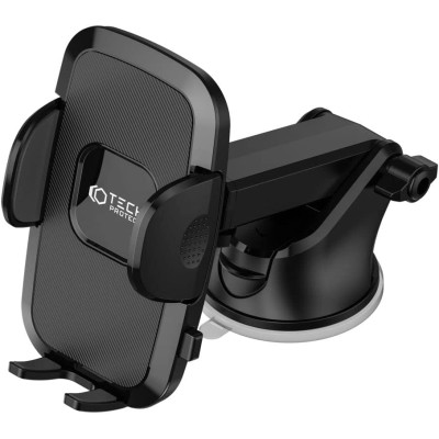 Tech-Protect V3 Universal Dashboard & Windshield Car Mout - Ρυθμιζόμενη Βάση Στήριξης Κινητών / Smartphone 4.7" - 6.9" με Βεντούζα για Ταμπλό / Παρμπρίζ Αυτοκινήτων - Black (9589046926778)