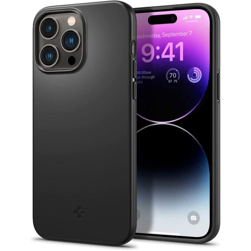 Spigen Θήκη Thin Fit - Apple iPhone 14 Pro Max - Black (ACS04766)
