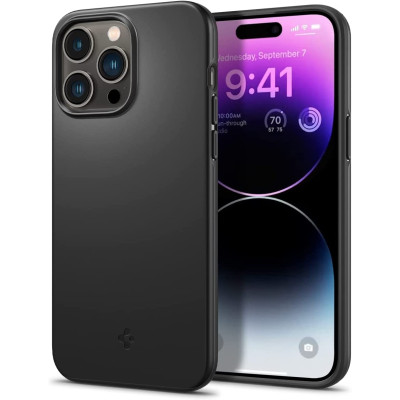 Spigen Θήκη Thin Fit - Apple iPhone 14 Pro Max - Black (ACS04766)
