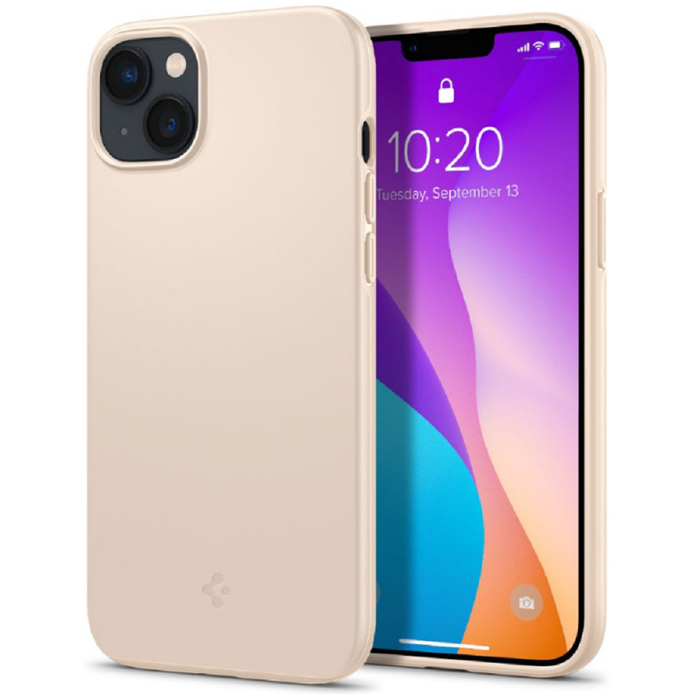 Spigen Θήκη Thin Fit - Apple iPhone 15 Plus / 14 Plus - Sand Beige (ACS04778)