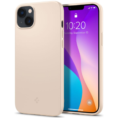 Spigen Θήκη Thin Fit - Apple iPhone 15 Plus / 14 Plus - Sand Beige (ACS04778)