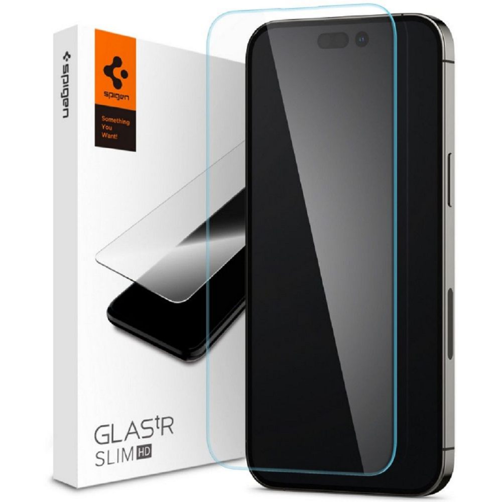 Spigen Tempered Glass GLAS.tR Slim HD - Αντιχαρακτικό Γυαλί Οθόνης Apple iPhone 14 Pro Max - Clear (AGL05210)