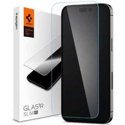 Spigen Tempered Glass GLAS.tR Slim HD - Αντιχαρακτικό Γυαλί Οθόνης Apple iPhone 14 Pro Max - Clear (AGL05210)