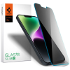 Spigen Tempered Glass GLAS.tR Slim HD Privacy - Αντιχαρακτικό Γυαλί Προστασίας Απορρήτου Οθόνης Apple iPhone 16e / 14 / 13 / 13 Pro (AGL03393)