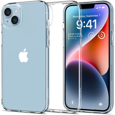 Spigen Liquid Crystal Θήκη Σιλικόνης Apple iPhone 15 Plus / 14 Plus - Crystal Clear (ACS04887)