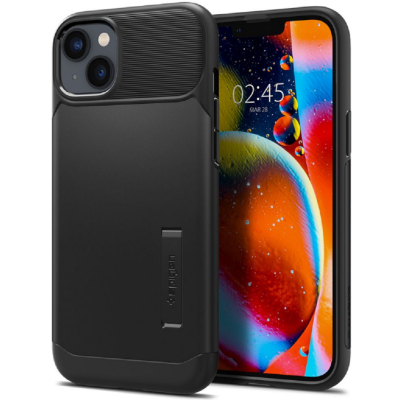 Spigen Θήκη Slim Armor Apple iPhone 14 Plus - Black (ACS04657)