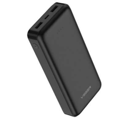 Veger PowerBank A20 - Φορητή Μπαταρία Φόρτισης με 2 x USB-Α - 20000mAh - Black (VP2015)