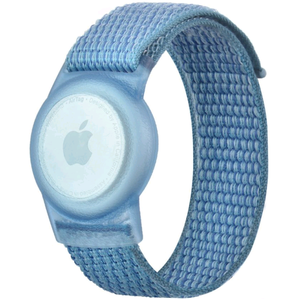 Tech-Protect Nylon for Kids - Λουράκι / Θήκη Καρπού Apple AirTag για Παιδιά - Blue (9113 90 00BL)