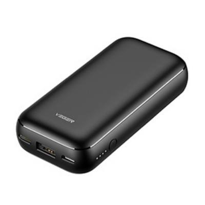 Veger PowerBank S10 - Φορητή Μπαταρία Φόρτισης με 1 x USB-Α / 1 x Type-C - 10000mAh - 20W - Black (VP1135)