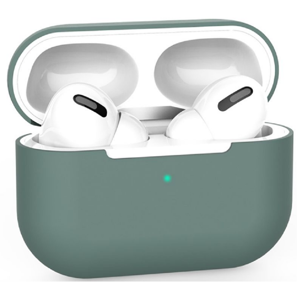 Tech-Protect Θήκη Σιλικόνης Icon - Apple AirPods Pro 1st Gen - Military Green (9490713927496)