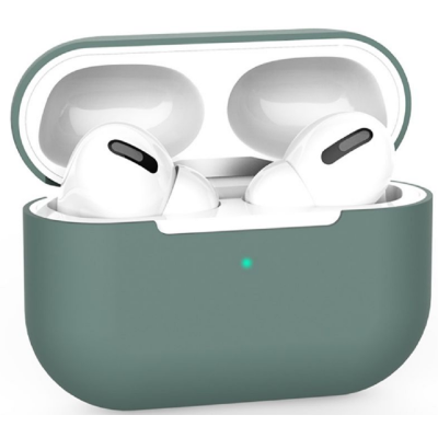 Tech-Protect Θήκη Σιλικόνης Icon - Apple AirPods Pro 1st Gen - Military Green (9490713927496)