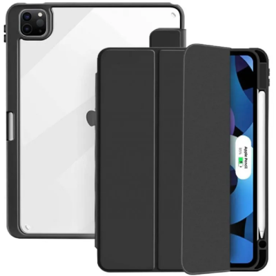 Puro Zeta Smart - Θήκη Apple iPad Pro 12.9" 2022 / 2021 / 2020 / 2018 με Υποδοχή Apple Pencil & Προστατευτικό Κάμερας - Black (IPAD18ZETASM-BLK)