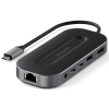 Satechi USB4 Multiport W2.5G Ethernet Αντάπτορας με 2 x Type-C / 1 x Ethernet / 1 x USB-A / 1 x HDMI 8K / 1 x 3.5mm Jack - Space Gray (ST-U4MGEM)
