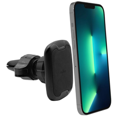 Puro Rotating Magnetic Car Holder - Μαγνητική Βάση Στήριξης Κινητών για Αεραγωγούς Αυτοκινήτων - Black (SH7P-BLK)