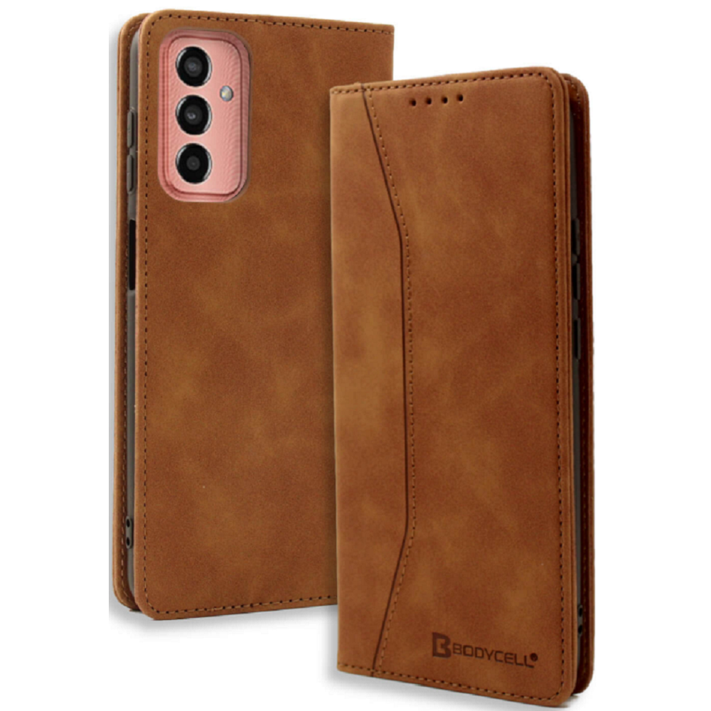 Bodycell Θήκη - Πορτοφόλι Samsung Galaxy M13 4G - Brown (5206015015311)