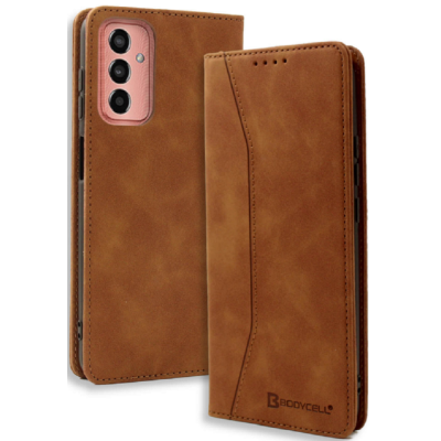 Bodycell Θήκη - Πορτοφόλι Samsung Galaxy M13 4G - Brown (5206015015311)