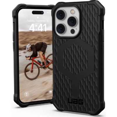UAG Essential Armor Ανθεκτική MagSafe θήκη Σιλικόνης - Apple iPhone 14 Pro - Black (114091114040)