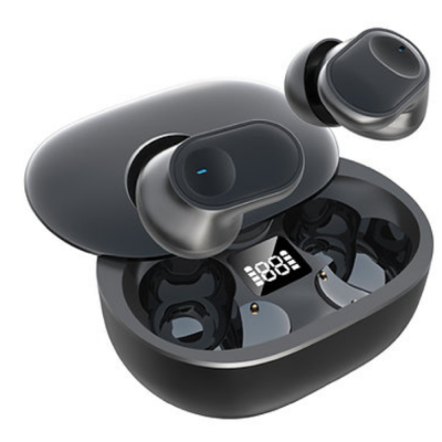 Veger M13 - HiFi Sound In-Ear Studio - Ασύρματα Ακουστικά Bluetooth με Θήκη Φόρτισης - Black (6970453555478)