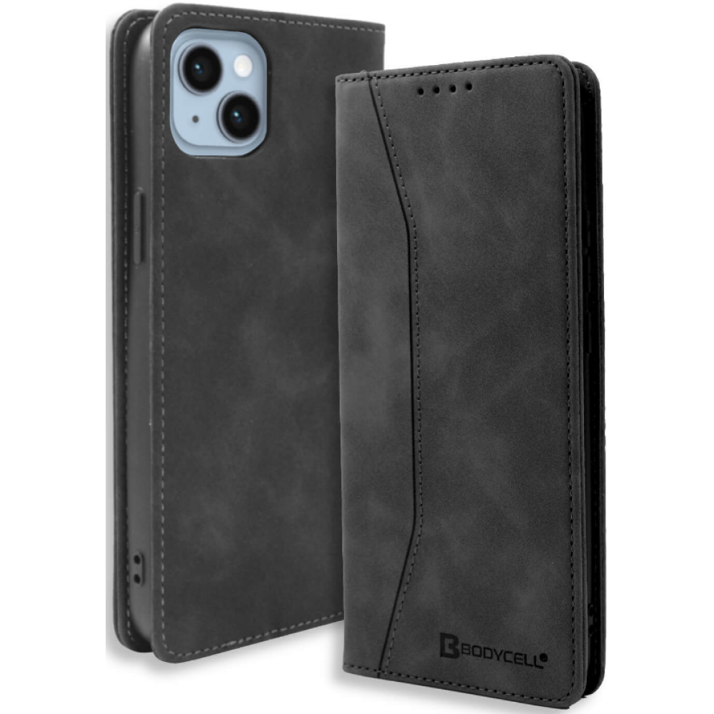 Bodycell Θήκη - Πορτοφόλι Apple iPhone 14 Plus - Black (5206015013980)
