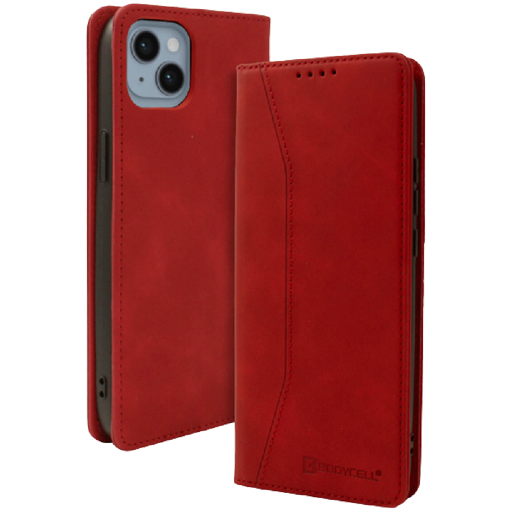 Bodycell Θήκη - Πορτοφόλι Apple iPhone 14 Plus - Red (5206015014000)