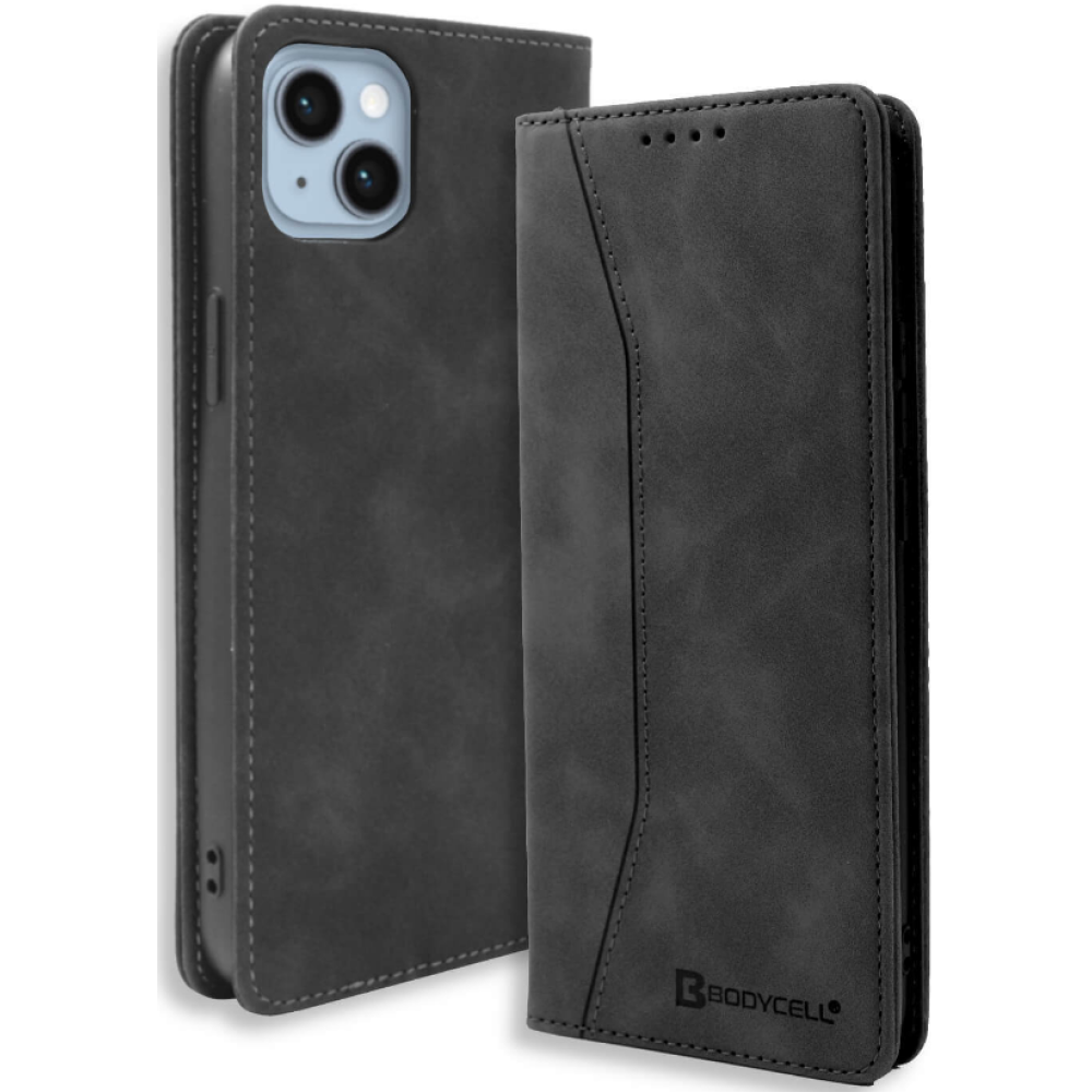 Bodycell Θήκη - Πορτοφόλι Apple iPhone 14 - Black (5206015013959)