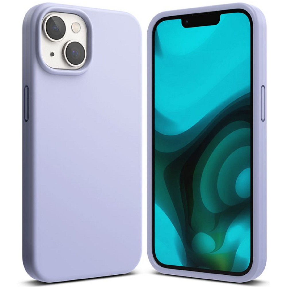 Ringke Silicone - Ανθεκτική Θήκη Σιλικόνης - Apple iPhone 14 - Lavender (8809881264103)