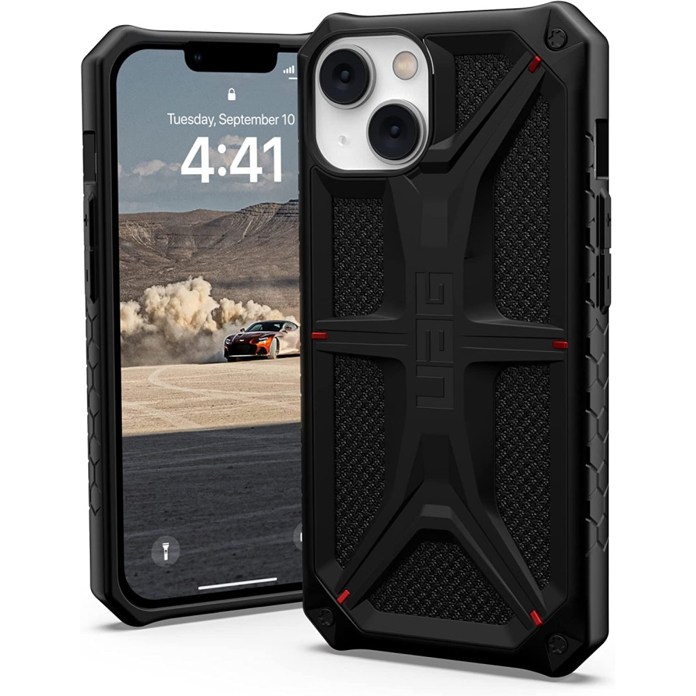 UAG Θήκη Monarch Series Apple iPhone 14 - Kevlar Black (114032113940)