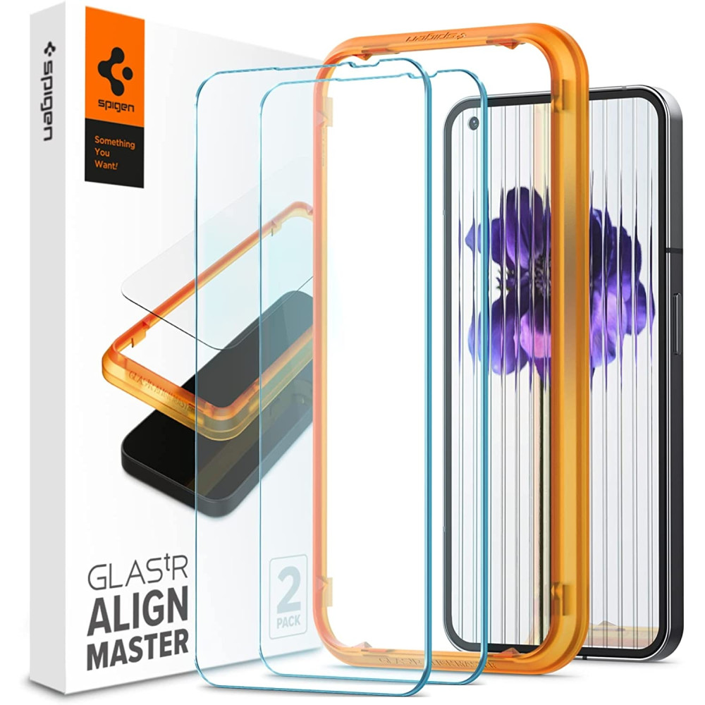 Spigen GLAS.tR ALIGNmaster - Αντιχαρακτικό Γυάλινο Tempered Glass Nothing Phone 1 - 2 Τεμάχια (AGL05447)