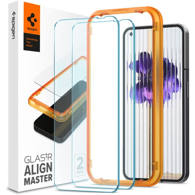 Spigen GLAS.tR ALIGNmaster - Αντιχαρακτικό Γυάλινο Tempered Glass Nothing Phone 1 - 2 Τεμάχια (AGL05447)