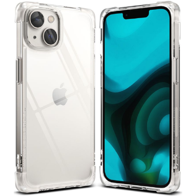 Ringke Fusion Bumper - Ανθεκτική Σκληρή Θήκη με Matte TPU Bumper - Apple iPhone 15 Plus / 14 Plus - Clear (8809881263564)
