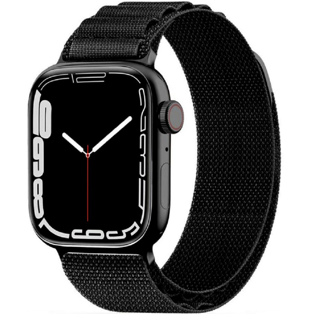 Tech-Protect Nylon Pro Λουράκι - Apple Watch Ultra/SE/11/10/9/8/7/6/5/4 (49/46/45/44mm) - Black (9490713928370)