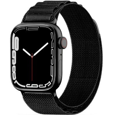 Tech-Protect Nylon Pro Λουράκι - Apple Watch Ultra/SE/11/10/9/8/7/6/5/4 (49/46/45/44mm) - Black (9490713928370)