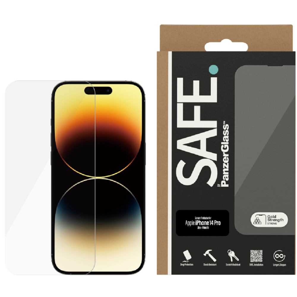 SAFE. by PanzerGlass Ultra-Wide Fit Tempered Glass - Αντιχαρακτικό Προστατευτικό Γυαλί Οθόνης Apple iPhone 14 Pro - Clear (5711724951497)