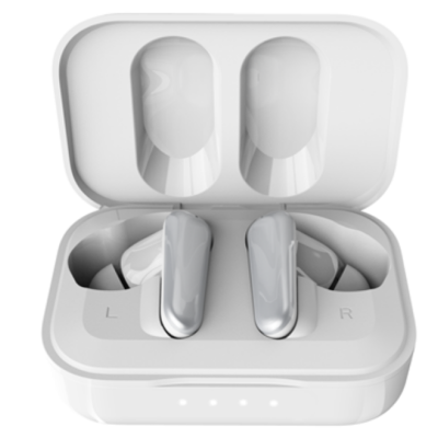 Riversong True Wireless Earphones Yoga M1 - Ασύρματα Ακουστικά Bluetooth Με Θήκη Φόρτισης - White (EA223)