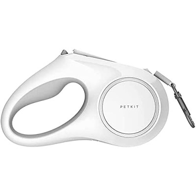 PetKit Go Free Max - Πτυσσόμενο Λουρί / Οδηγός Σκύλου - 4.5m - White / Grey (6973293803495)