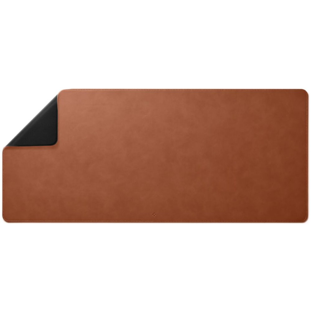 Spigen LD302 Velo - Premium Vegan Leather Desk Gaming Mouse Pad / Μονό Σουμέν Γραφείου - Brown (APP04763)