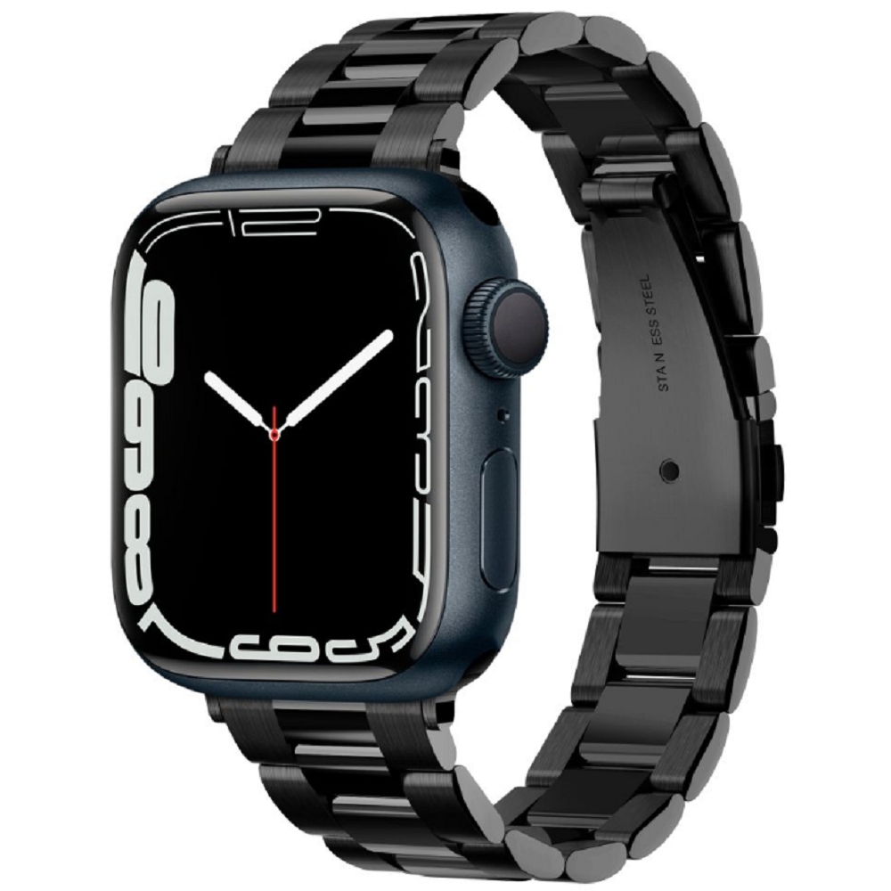 Spigen Modern Fit Μεταλλικό Λουράκι Apple Watch SE/11/10/9/8/7/6/5/4 (42/41/40mm) - Black (AMP04803)