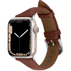 Spigen Cyrill Kajuk - Δερμάτινο Λουράκι Apple Watch SE/11/10/9/8/7/6/5/4 (42/41/40mm) - Chestnut (AMP05442)
