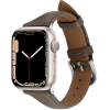 Spigen Cyrill Kajuk - Δερμάτινο Λουράκι Apple Watch SE/10/9/8/7/6/5/4 (42/41/40mm) - Khaki (AMP05441)
