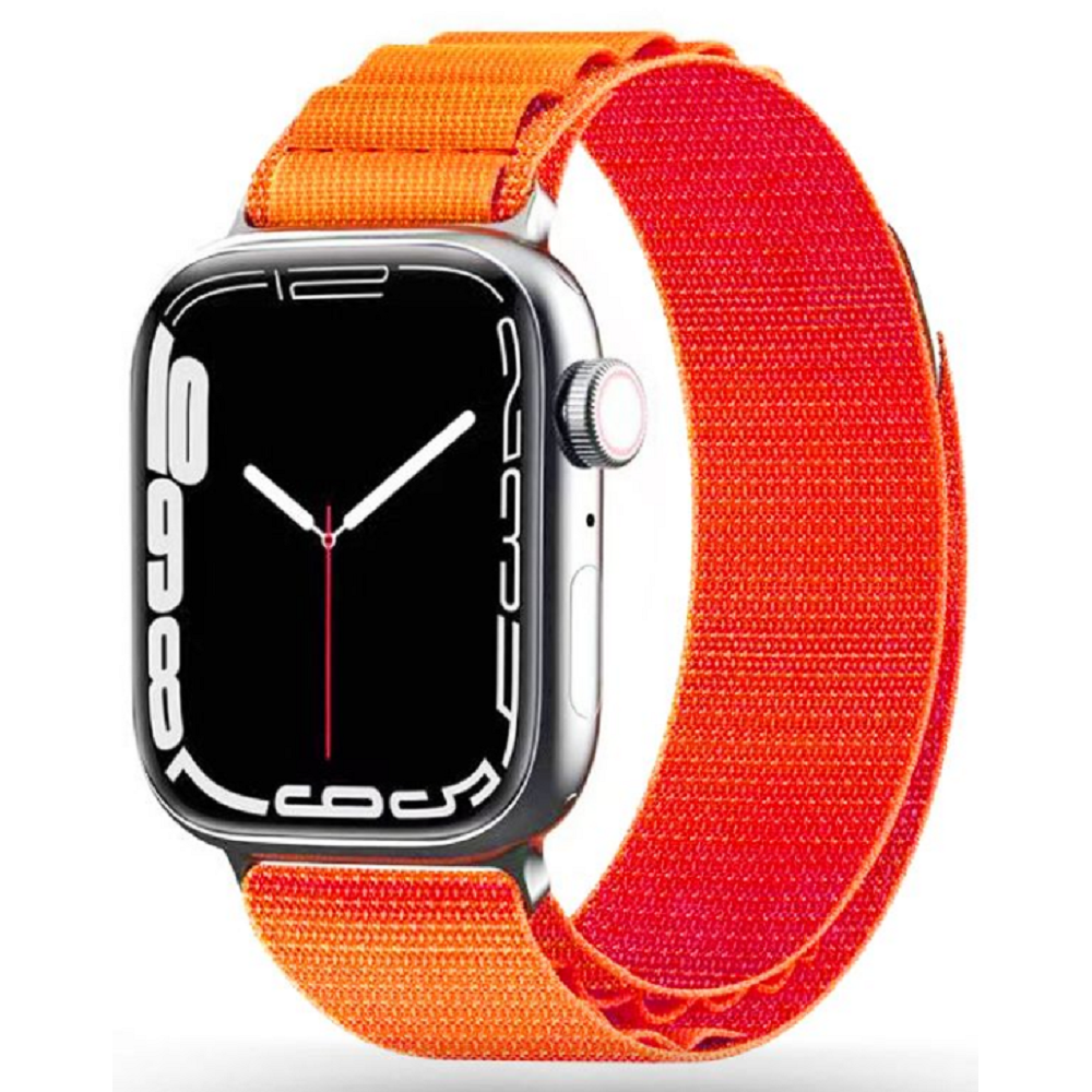 Tech-Protect Nylon Pro Λουράκι - Apple Watch Ultra/SE/11/10/9/8/7/6/5/4 (49/46/45/44mm) - Orange (9490713928356)