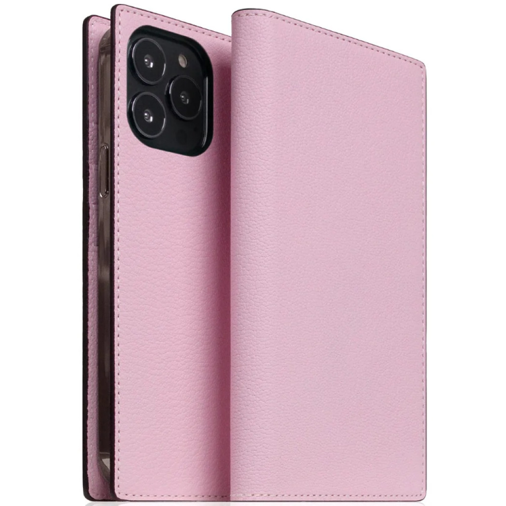 SLG Design D9 France Chevere Sully Leather - Δερμάτινη Θήκη - Πορτοφόλι Flip Apple iPhone 14 Pro Max - Barapapa (SD-D9C-DC-IP14PM-BP)