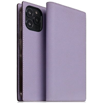 SLG Design D9 France Chevere Sully Leather - Δερμάτινη Θήκη - Πορτοφόλι Flip Apple iPhone 14 Pro Max - Lavenda (SD-D9C-DC-IP14PM-LV)