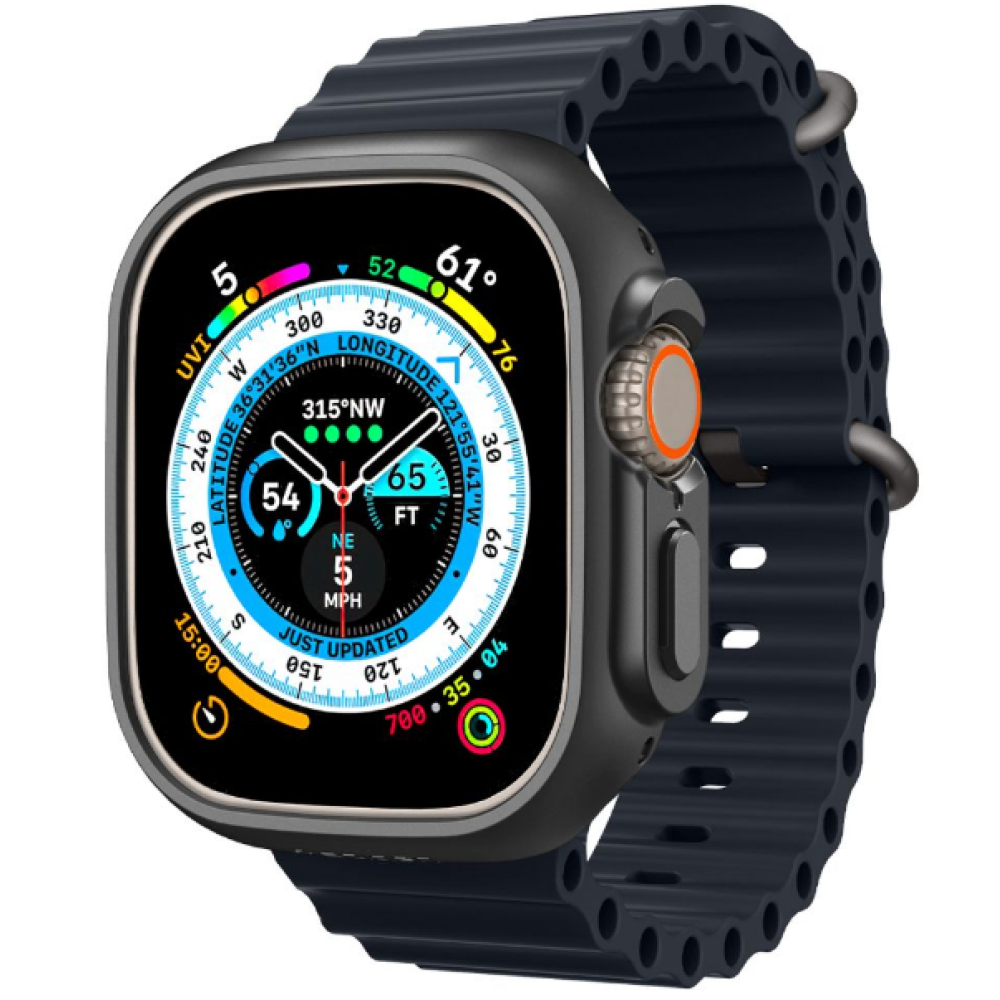 Spigen Θήκη Thin Fit - Apple Watch Ultra 3 / Ultra 2 / Ultra 1 49mm - Black (ACS05458)