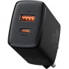 Φορτιστής Baseus Compact Quick Charger Γρήγορος Ταξιδιού με 1 x USB-A / 1 x Type-C 20W - Black (CCXJ-B01)