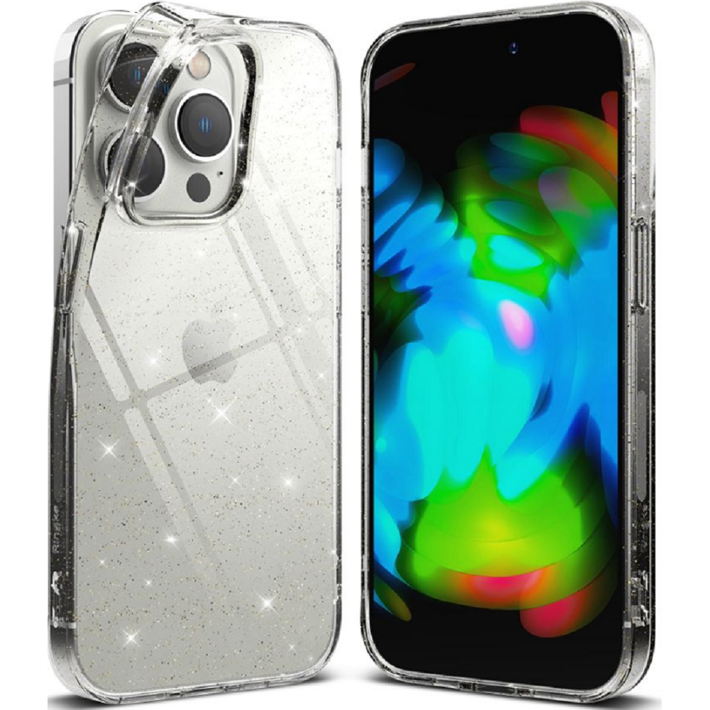 Ringke Air Θήκη Σιλικόνης Apple iPhone 14 Pro - Glitter Clear (8809881262826)