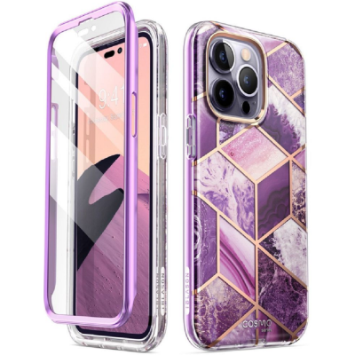 Supcase i-Blason Ανθεκτική Θήκη Cosmo Apple iPhone 14 Pro Max - Marble Purple (843439119758)