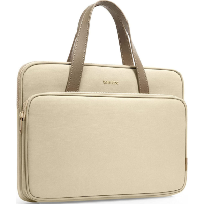 Tomtoc Premium Lady Handle Bag - Τσάντα Μεταφοράς Laptop έως 14" - Khaki (H21C1K1)